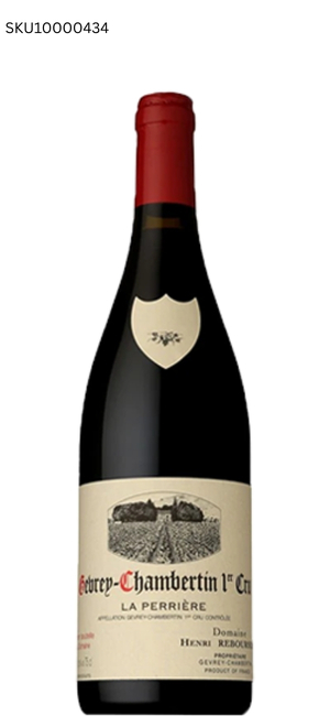 Rebourseau Gevrey Chambertin 1er Cru Perriere 2020